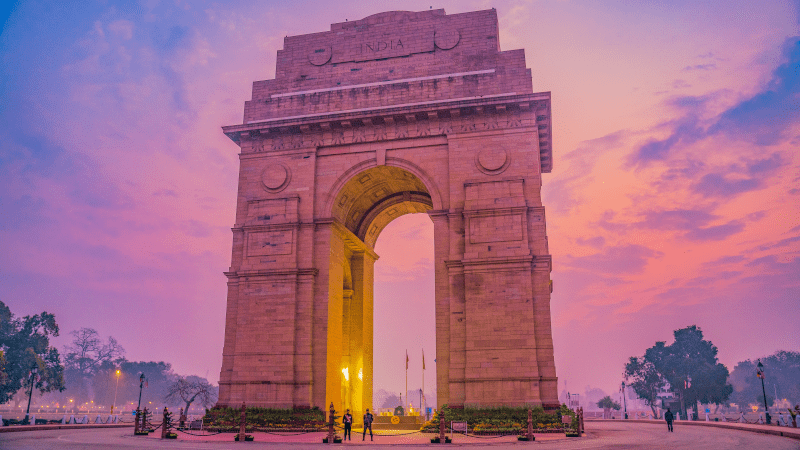 India Gate (Best Night Photography Places in Delhi)