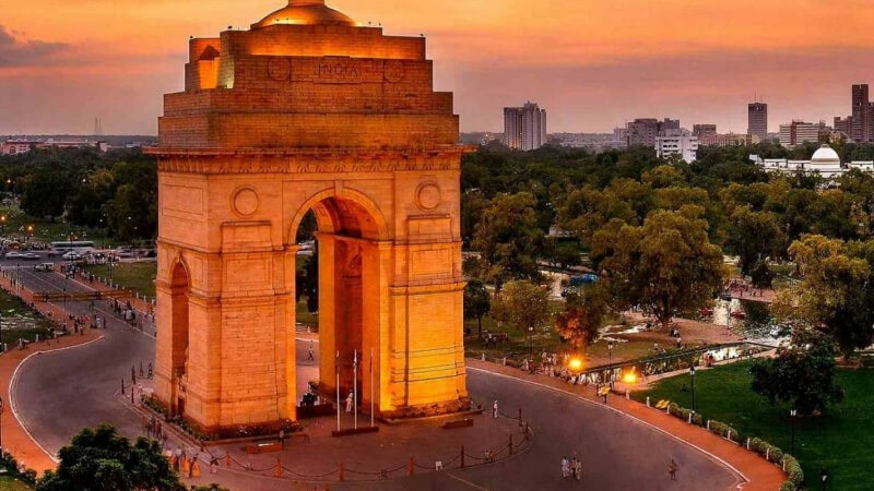 India Gate - Best Monuments to Visit in Delhi at Night